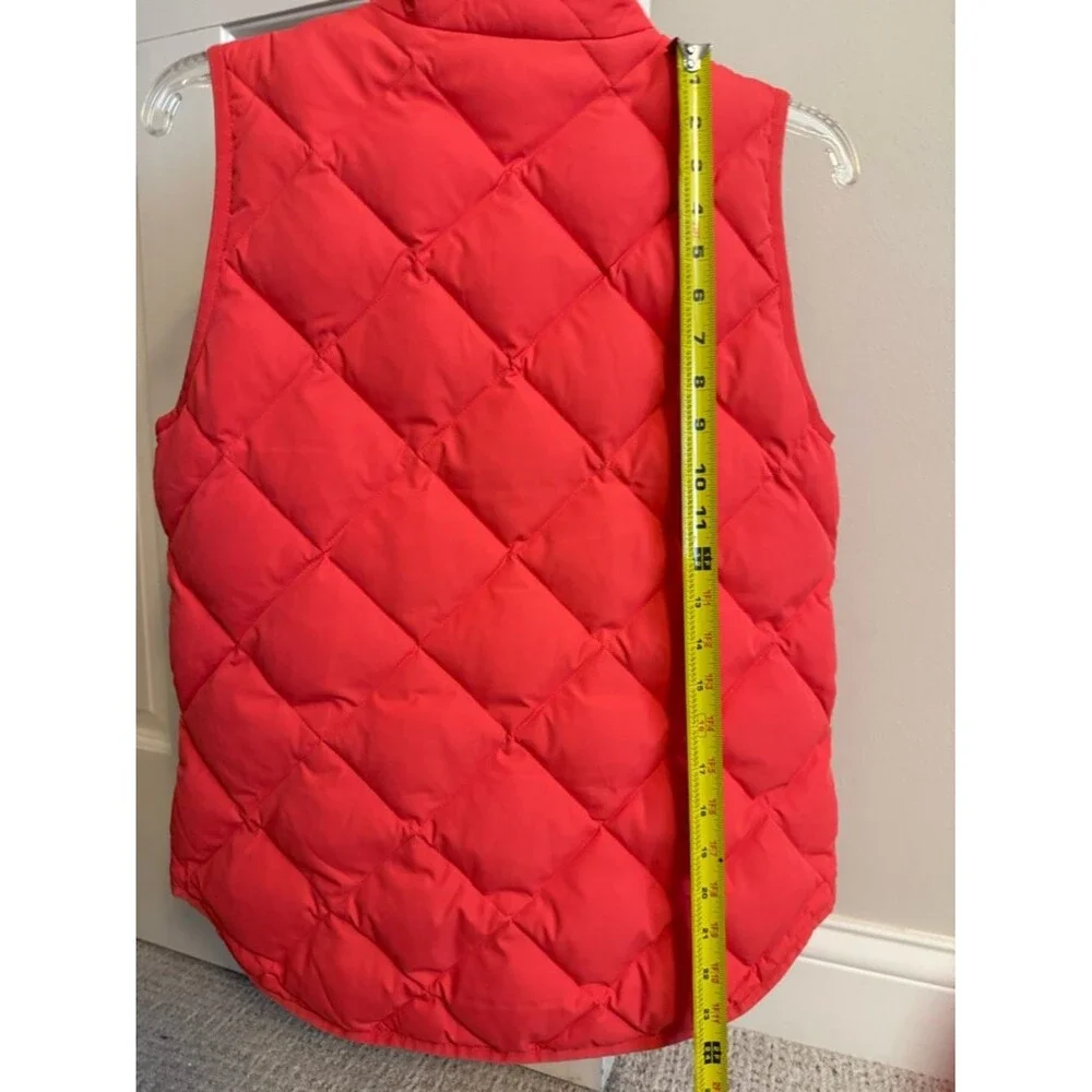 Quilted J. Crew Coral Women's Puffer Vest